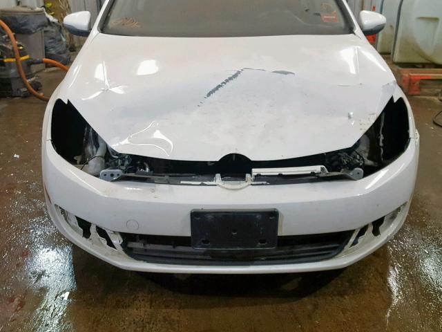 WVWAB7AJXDW051734 - 2013 VOLKSWAGEN GOLF 白色 照片 9