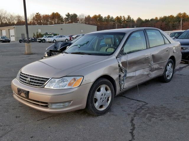 4T1BF28B34U347129 - 2004 TOYOTA AVALON XL GOLD photo 2