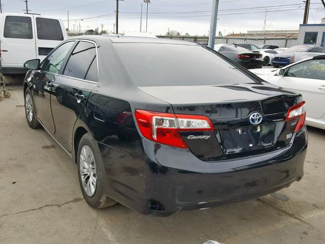 4T1BD1FKXDU079926 - 2013 TOYOTA CAMRY HYBR 黑色 照片 3