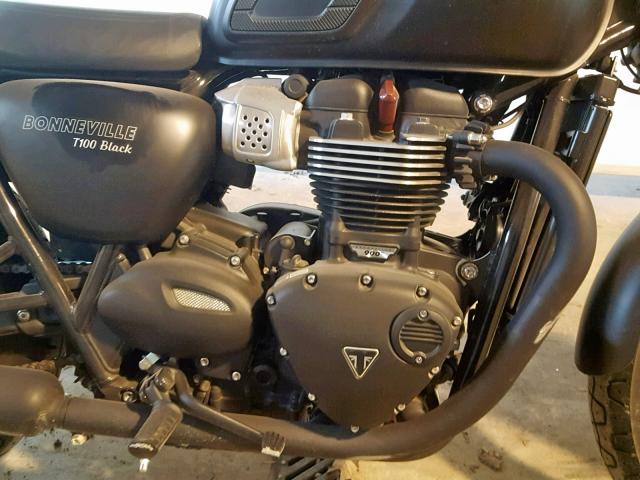 SMTD10GN8HT787761 - 2017 TRIUMPH MOTORCYCLE BONNEVILLE BLACK photo 7