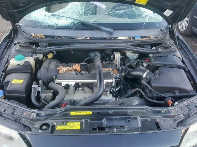 YV1RS592762546773 - 2006 VOLVO S60 2.5T BLACK photo 7