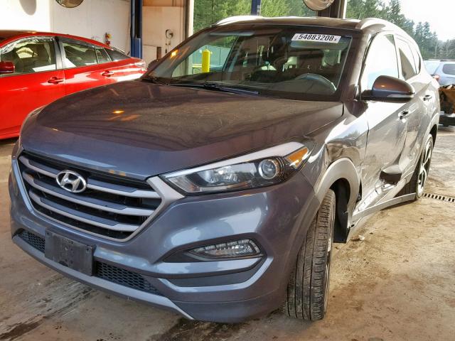 KM8J33A21GU168869 - 2016 HYUNDAI TUCSON LIM GRAY photo 2