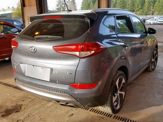 KM8J33A21GU168869 - 2016 HYUNDAI TUCSON LIM GRAY photo 4