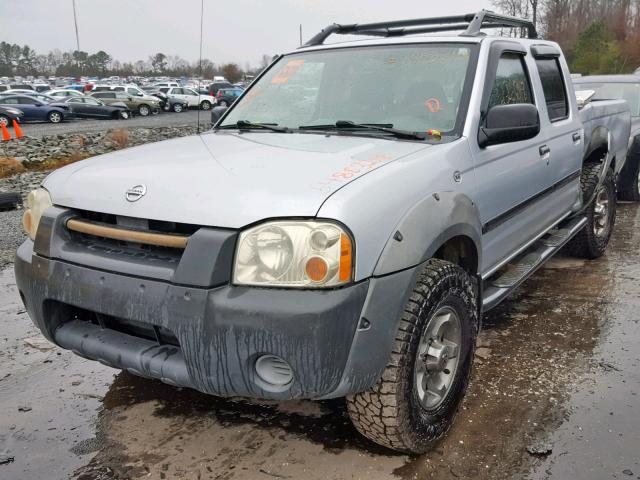 1N6ED29X72C326057 - 2002 NISSAN FRONTIER C SILVER photo 2