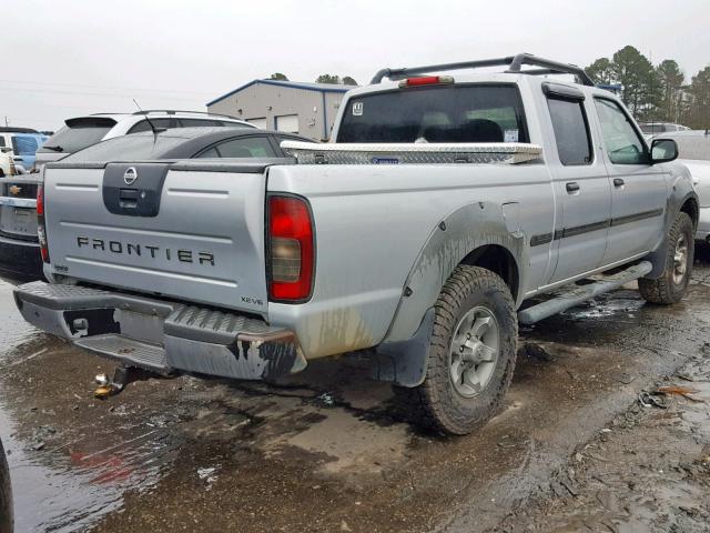 1N6ED29X72C326057 - 2002 NISSAN FRONTIER C SILVER photo 4