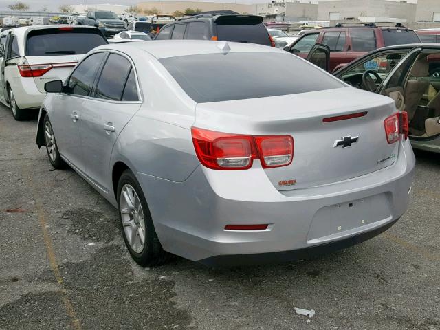 1G11D5RR8DF107817 - 2013 CHEVROLET MALIBU 1LT ვერცხლისფერი ფოტო 3