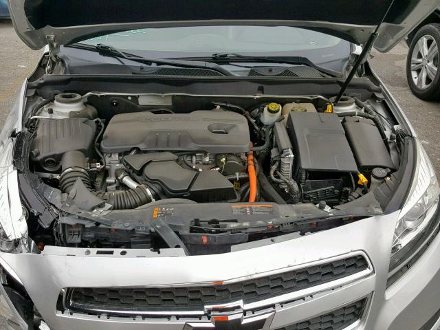 1G11D5RR8DF107817 - 2013 CHEVROLET MALIBU 1LT ვერცხლისფერი ფოტო 7