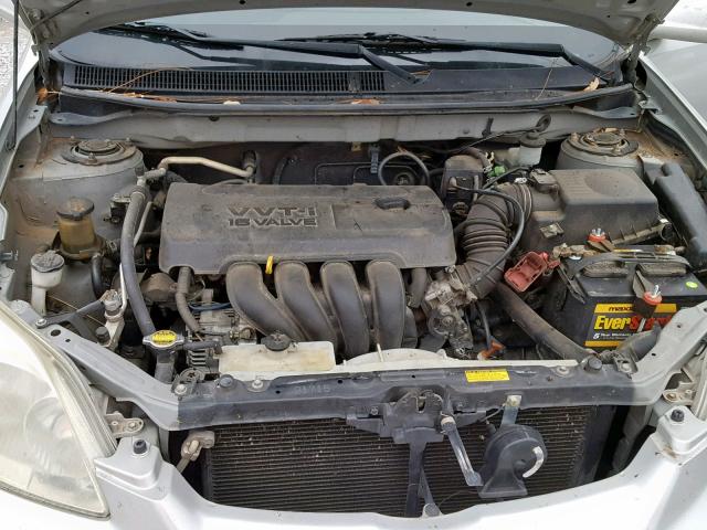 2T1KR32E63C109971 - 2003 TOYOTA COROLLA MA SILVER photo 7