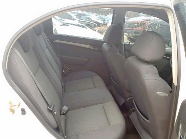 KL1TD56617B065696 - 2007 CHEVROLET AVEO BASE Ақ фото 6