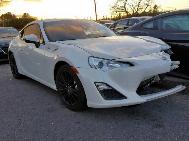 JF1ZNAA11G8708121 - 2016 TOYOTA SCION FR-S WHITE photo 1