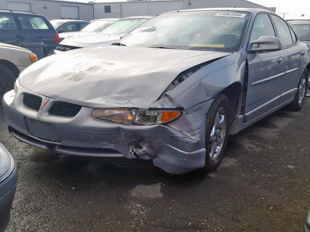 1G2WP52K6WF223834 - 1998 PONTIAC GRAND PRIX ვერცხლისფერი ფოტო 2