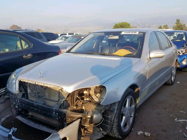 WDBNG75J66A469915 - 2006 MERCEDES-BENZ S 500 SILVER photo 2