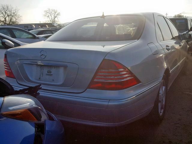 WDBNG75J66A469915 - 2006 MERCEDES-BENZ S 500 SILVER photo 4