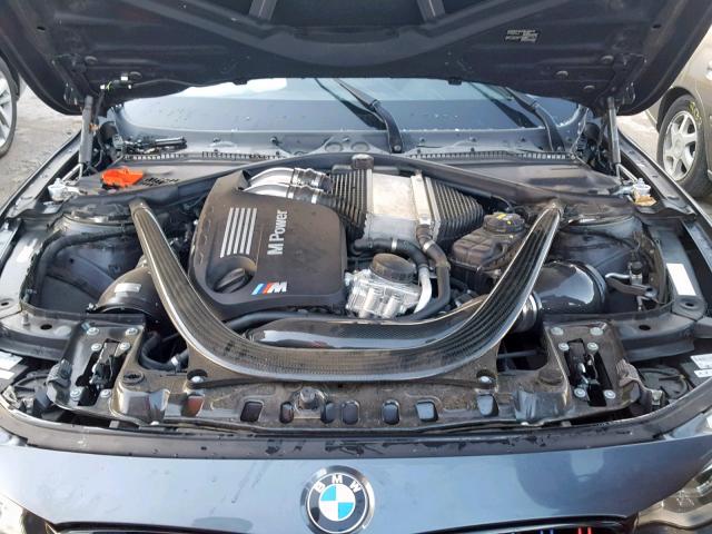 WBS3R9C58FK331574 - 2015 BMW M4 GRAY photo 7