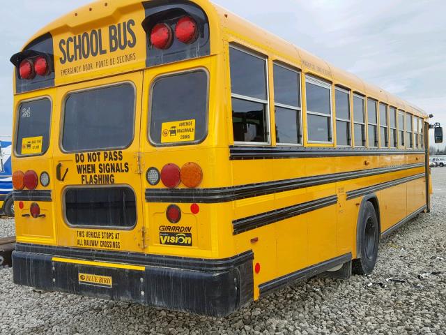 1BAKGCPA5HF330143 - 2017 BLUE BIRD SCHOOL BUS YELLOW photo 4