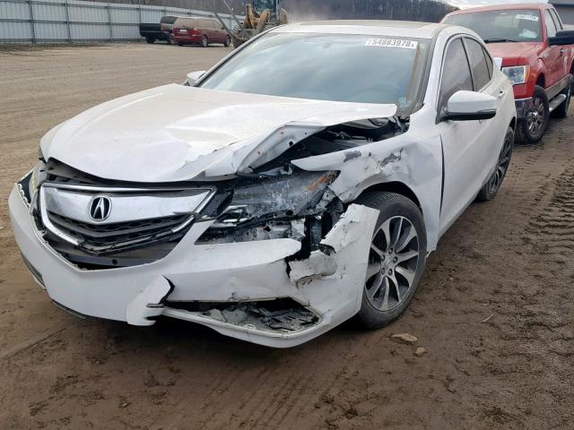 19UUB1F39FA028273 - 2015 ACURA TLX WHITE photo 2