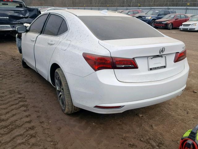 19UUB1F39FA028273 - 2015 ACURA TLX WHITE photo 3