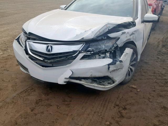 19UUB1F39FA028273 - 2015 ACURA TLX WHITE photo 9