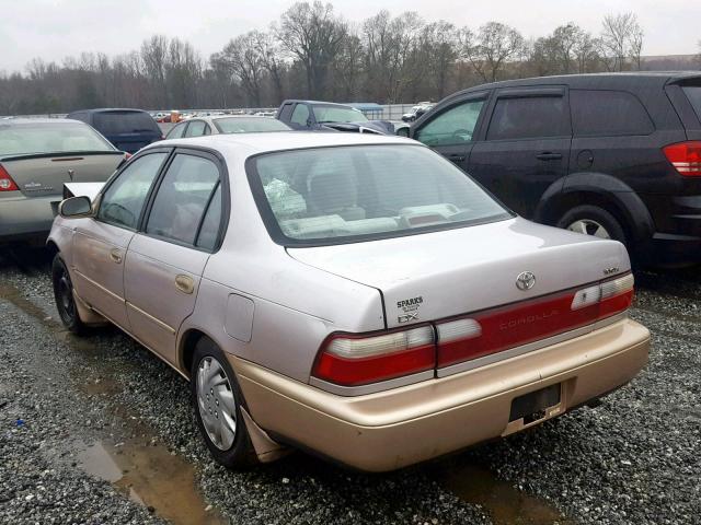 1NXBB02E7VZ654646 - 1997 TOYOTA COROLLA DX GOLD photo 3