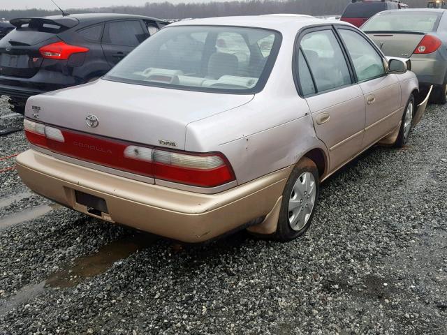 1NXBB02E7VZ654646 - 1997 TOYOTA COROLLA DX GOLD photo 4