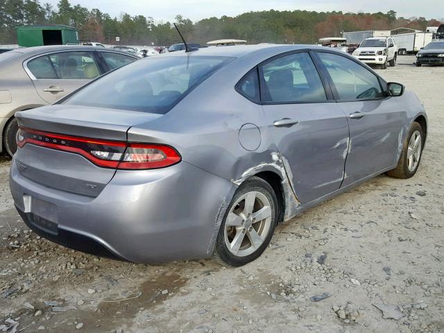 1C3CDFBB4GD728446 - 2016 DODGE DART SXT SILVER photo 4