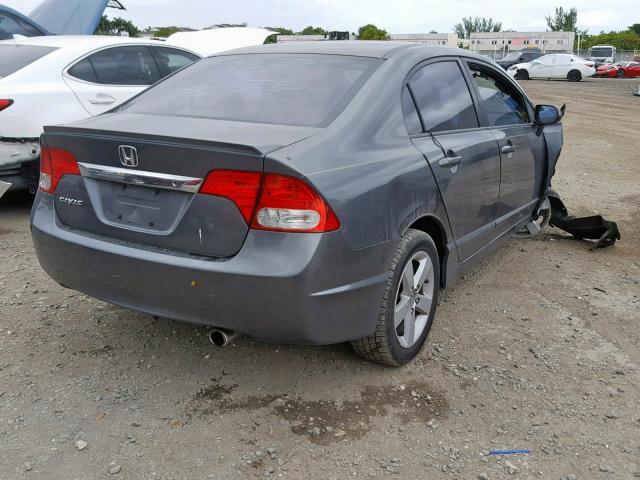 2HGFA1F64AH313494 - 2010 HONDA CIVIC GRAY photo 4