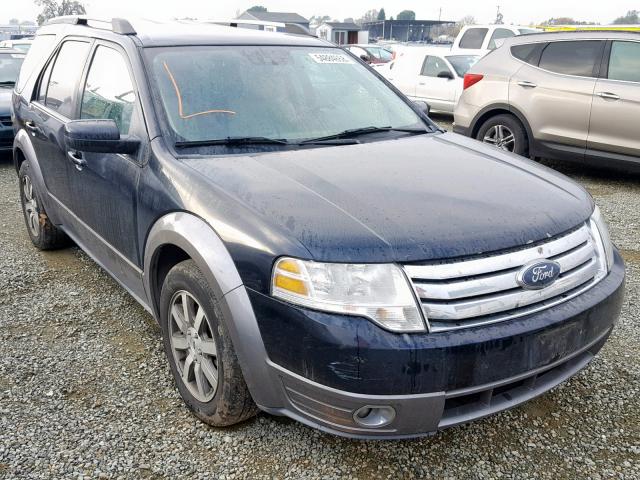 1FMDK05W28GA17132 - 2008 FORD TAURUS X S BLUE photo 1