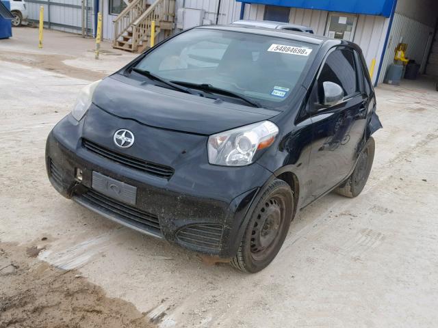 JTNJJXB06CJ013109 - 2012 TOYOTA SCION IQ BLACK photo 2