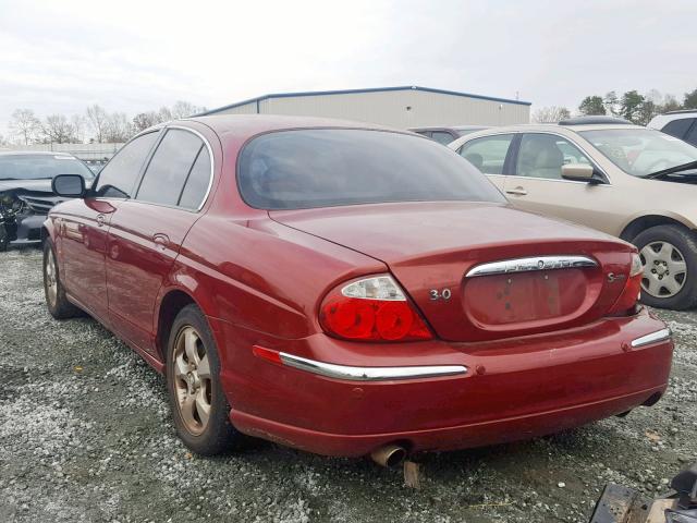 SAJDA01N21FM09593 - 2001 JAGUAR S-TYPE RED photo 3