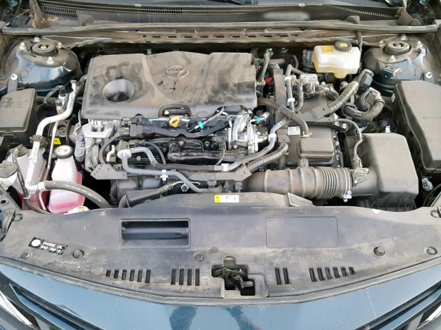 4T1B21HK9JU506429 - 2018 TOYOTA CAMRY HYBR BLUE photo 7