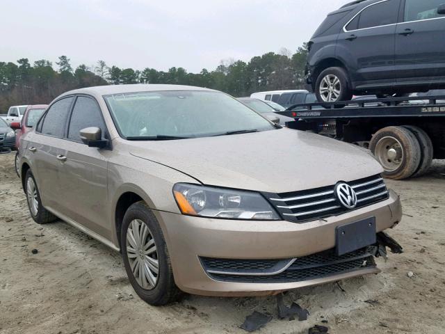 1VWAT7A36FC079935 - 2015 VOLKSWAGEN PASSAT S GOLD photo 1