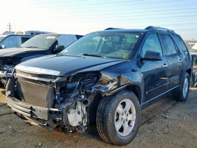 1GKLVLEDXAJ139046 - 2010 GMC ACADIA SLE BLACK photo 2