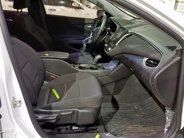 1G1ZB5ST4JF118307 - 2018 CHEVROLET MALIBU LS WHITE photo 5