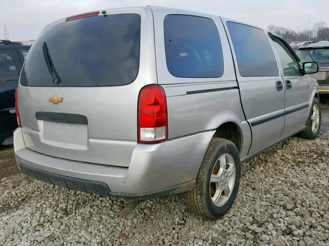1GNDV23167D206095 - 2007 CHEVROLET UPLANDER L 银色 照片 4