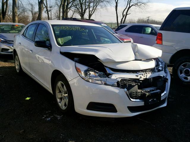 1G11A5SL1FF353402 - 2015 CHEVROLET MALIBU LS WHITE photo 1