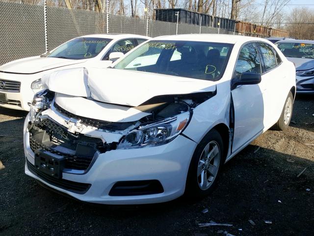 1G11A5SL1FF353402 - 2015 CHEVROLET MALIBU LS WHITE photo 2