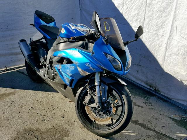 JKAZX4R159A004925 - 2009 KAWASAKI ZX600 R BLUE photo 1