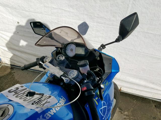 JKAZX4R159A004925 - 2009 KAWASAKI ZX600 R BLUE photo 5