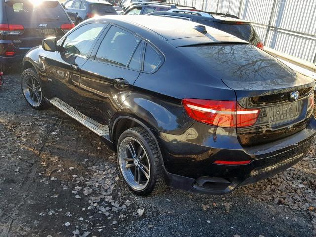 5UXFG8C58DL592195 - 2013 BMW X6 XDRIVE5 BLACK photo 3