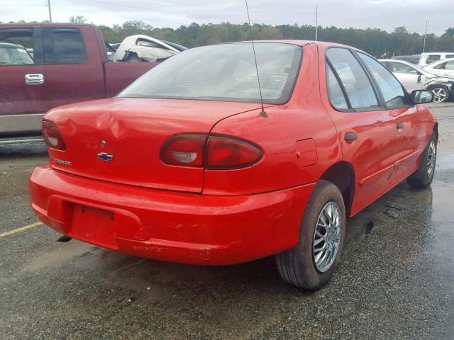 1G1JC524117165517 - 2001 CHEVROLET CAVALIER B RED photo 4