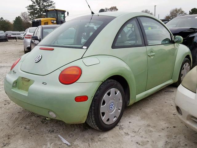 3VWCK21C41M429956 - 2001 VOLKSWAGEN NEW BEETLE GREEN photo 4