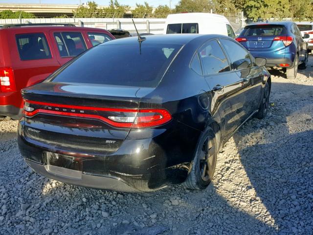 1C3CDFBB7GD629846 - 2016 DODGE DART SXT BLACK photo 4