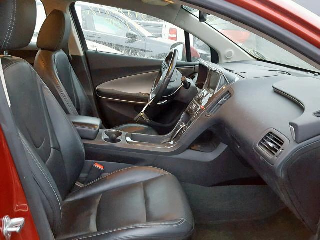 1G1RD6E42CU103243 - 2012 CHEVROLET VOLT RED photo 5