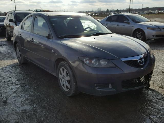 JM1BK12F881815286 - 2008 MAZDA 3 I GRAY photo 1