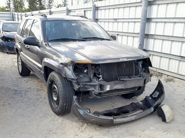 1J4GX58S44C140810 - 2004 JEEP GRAND CHER GRAY photo 1