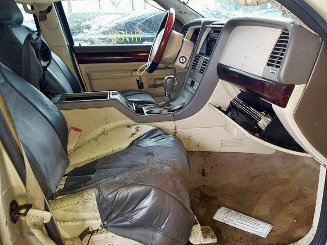 5LMEU68HX4ZJ07185 - 2004 LINCOLN AVIATOR 米色 照片 5