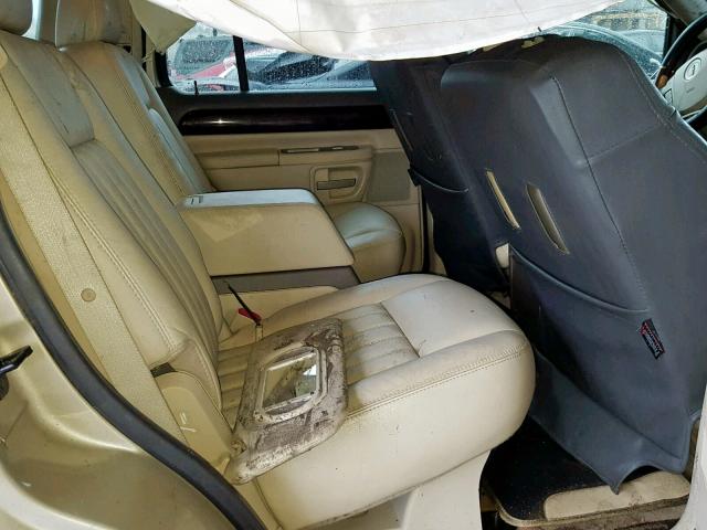 5LMEU68HX4ZJ07185 - 2004 LINCOLN AVIATOR 米色 照片 6