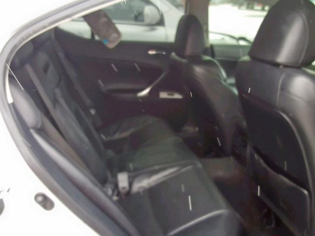 JTHBE262572008204 - 2007 LEXUS IS 350 SILVER photo 6