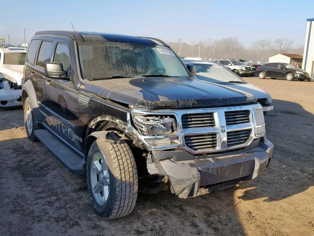 1D8GU28K87W586654 - 2007 DODGE NITRO SXT BLACK photo 1