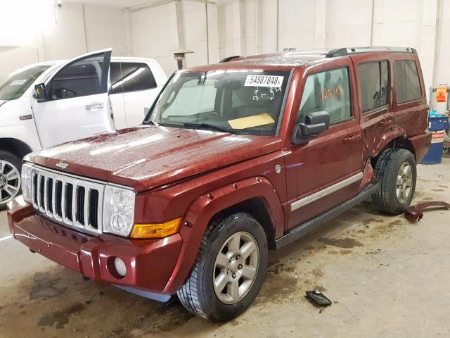 1J8HG58277C587123 - 2007 JEEP COMMANDER Bordo foto 2